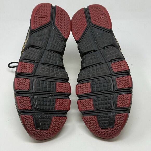 Nike Free Trainer 7.0 Unleash Speed Sneakers Mens 11 Gold Black Cheetah Mid Top - Picture 12 of 16